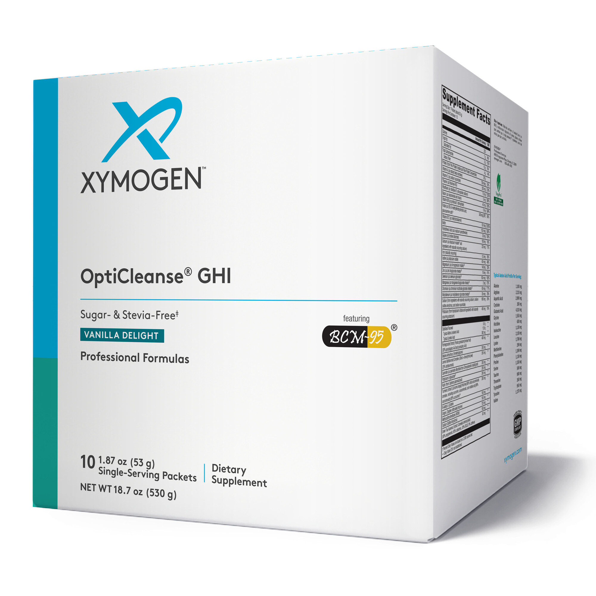 OptiCleanse GHI - Vanilla Digestive Detox Cleanse | Xymogen